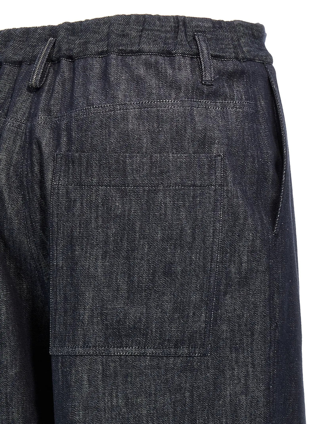 Brunello Cucinelli Blue Cotton Casual Pants