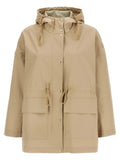 Moncler Beige Cotton Parka