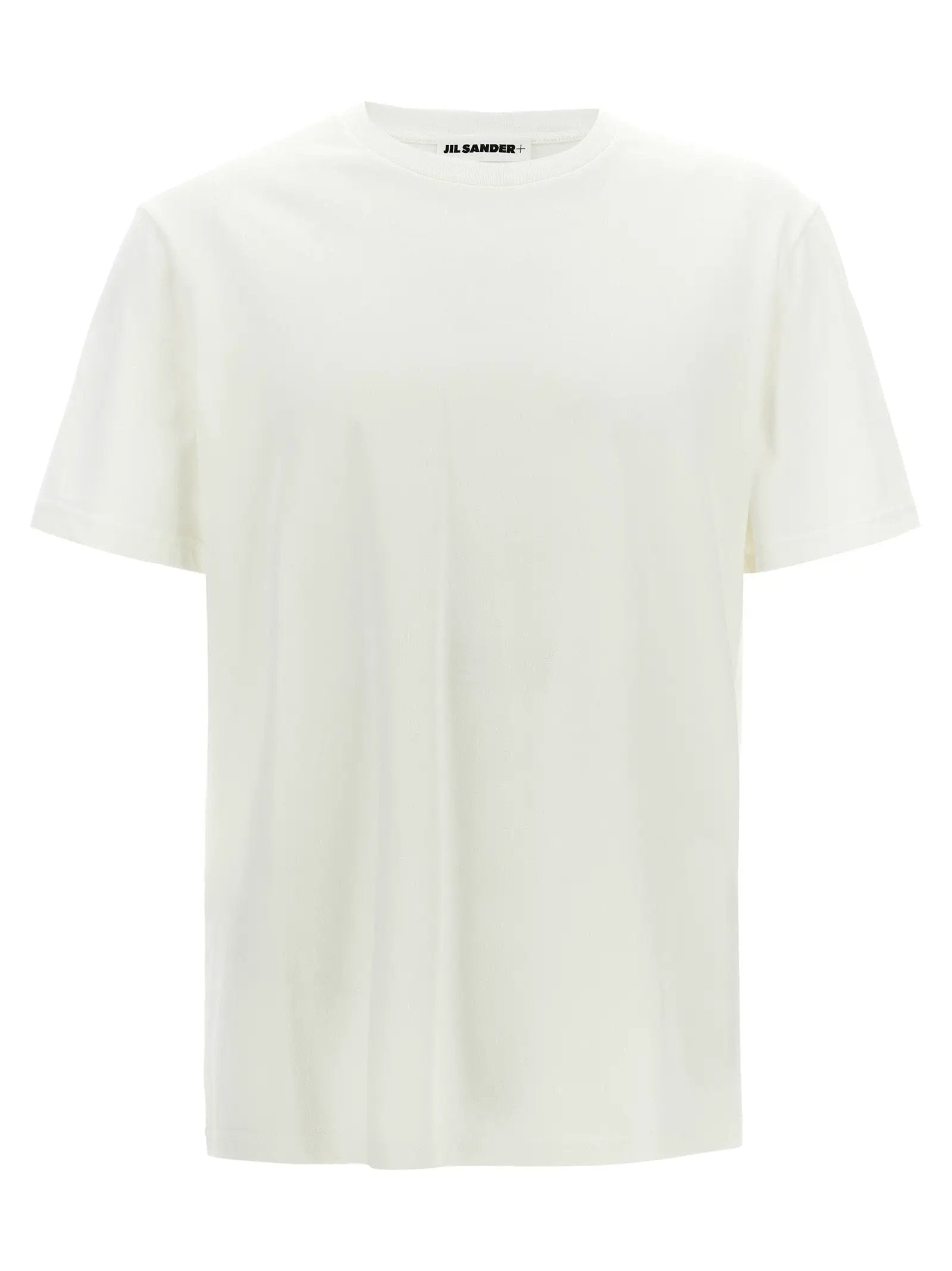 Jil Sander White Cotton T-Shirt