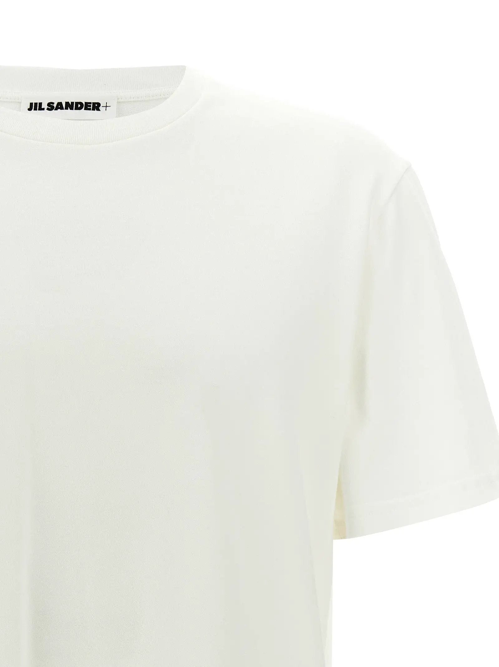 Jil Sander White Cotton T-Shirt