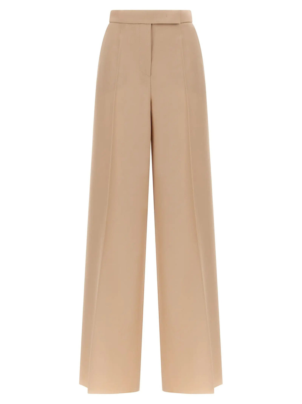 Max Mara Beige Virgin Wool Casual Pants