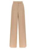 Max Mara Beige Virgin Wool Casual Pants