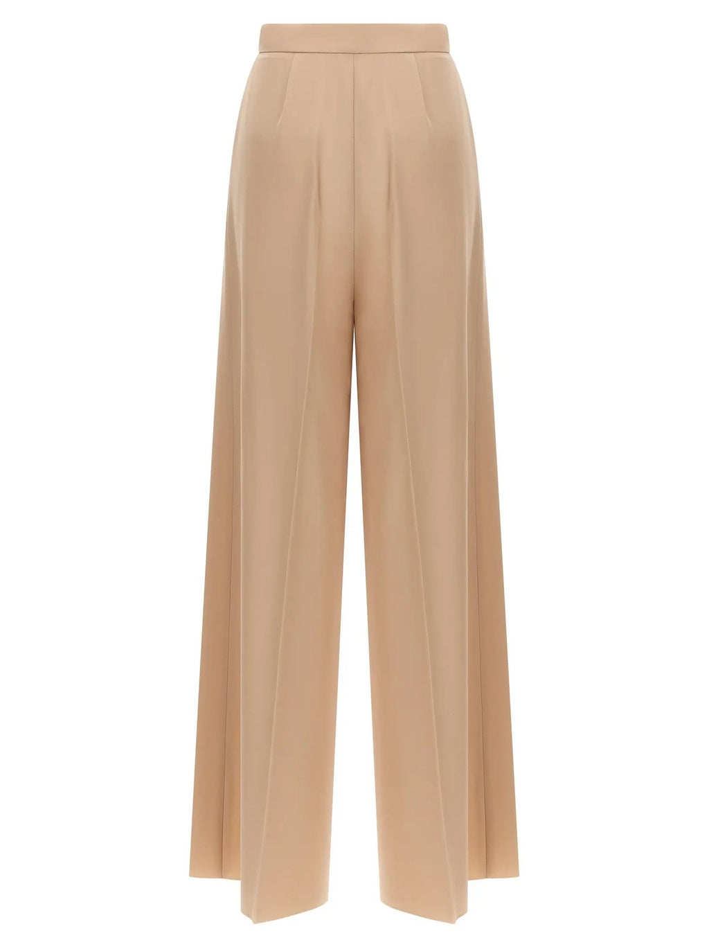 Max Mara Beige Virgin Wool Casual Pants