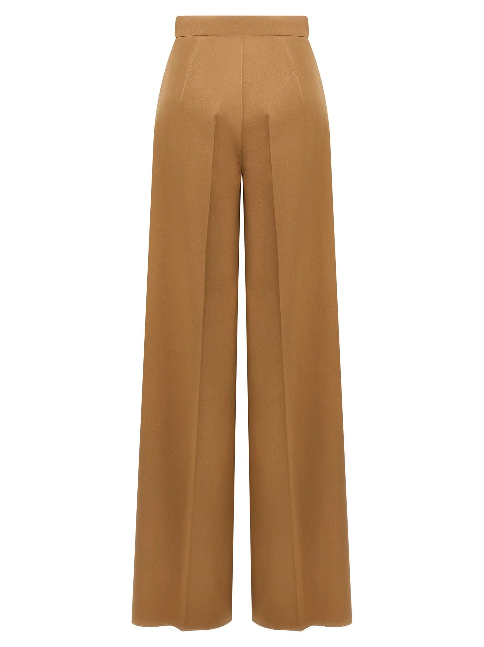 Max Mara Brown Virgin Wool Casual Pants