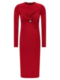 Versace Multicolor Viscose Midi Dress