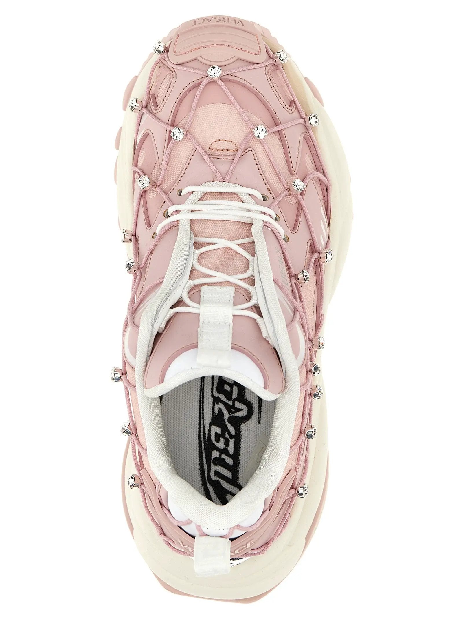 Versace Multicolor Polyester Athletic Sneakers