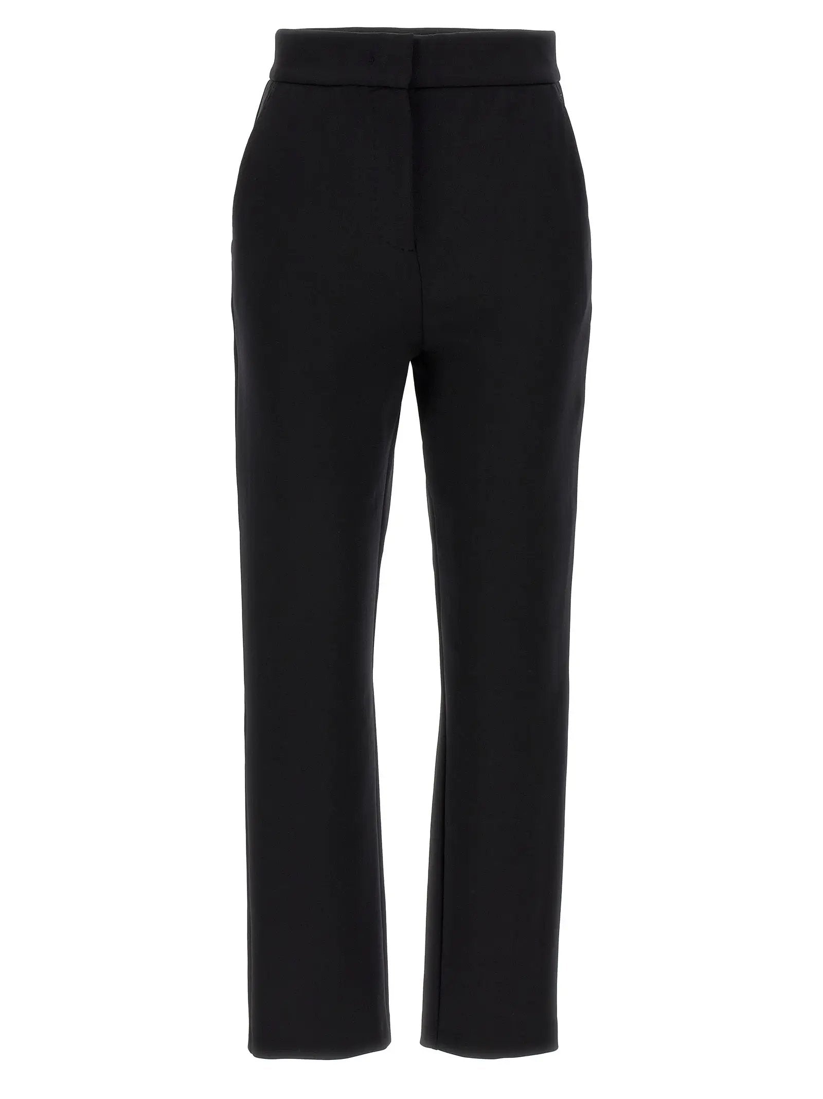 Max Mara Black Polyamide Casual Pants