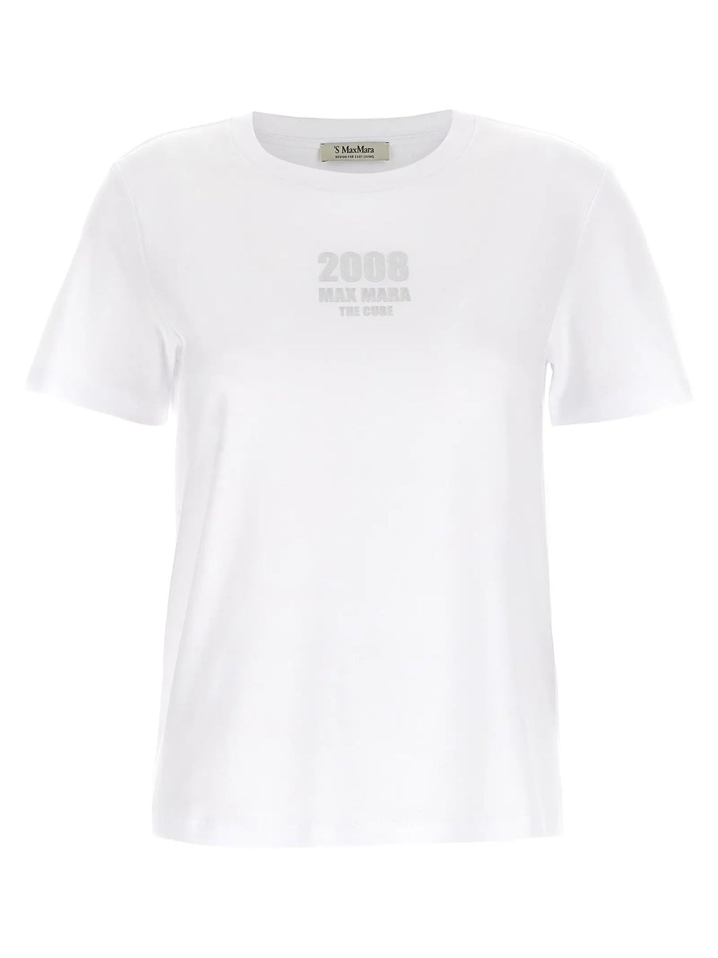'S Max Mara White Cotton T-Shirt