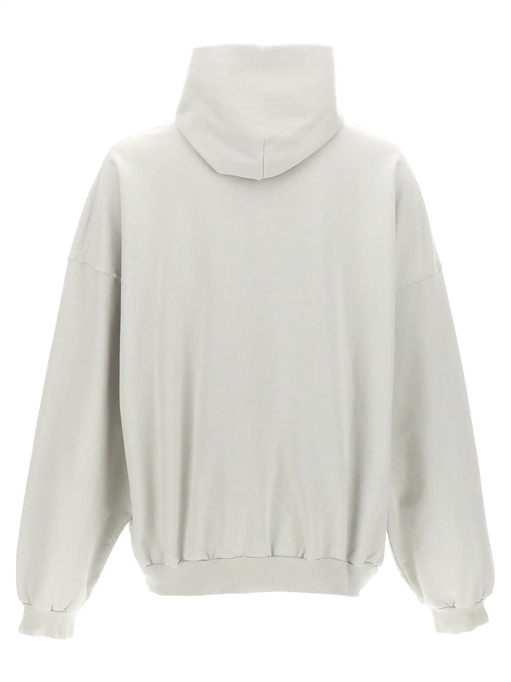 Balenciaga White Cotton Sweatshirt