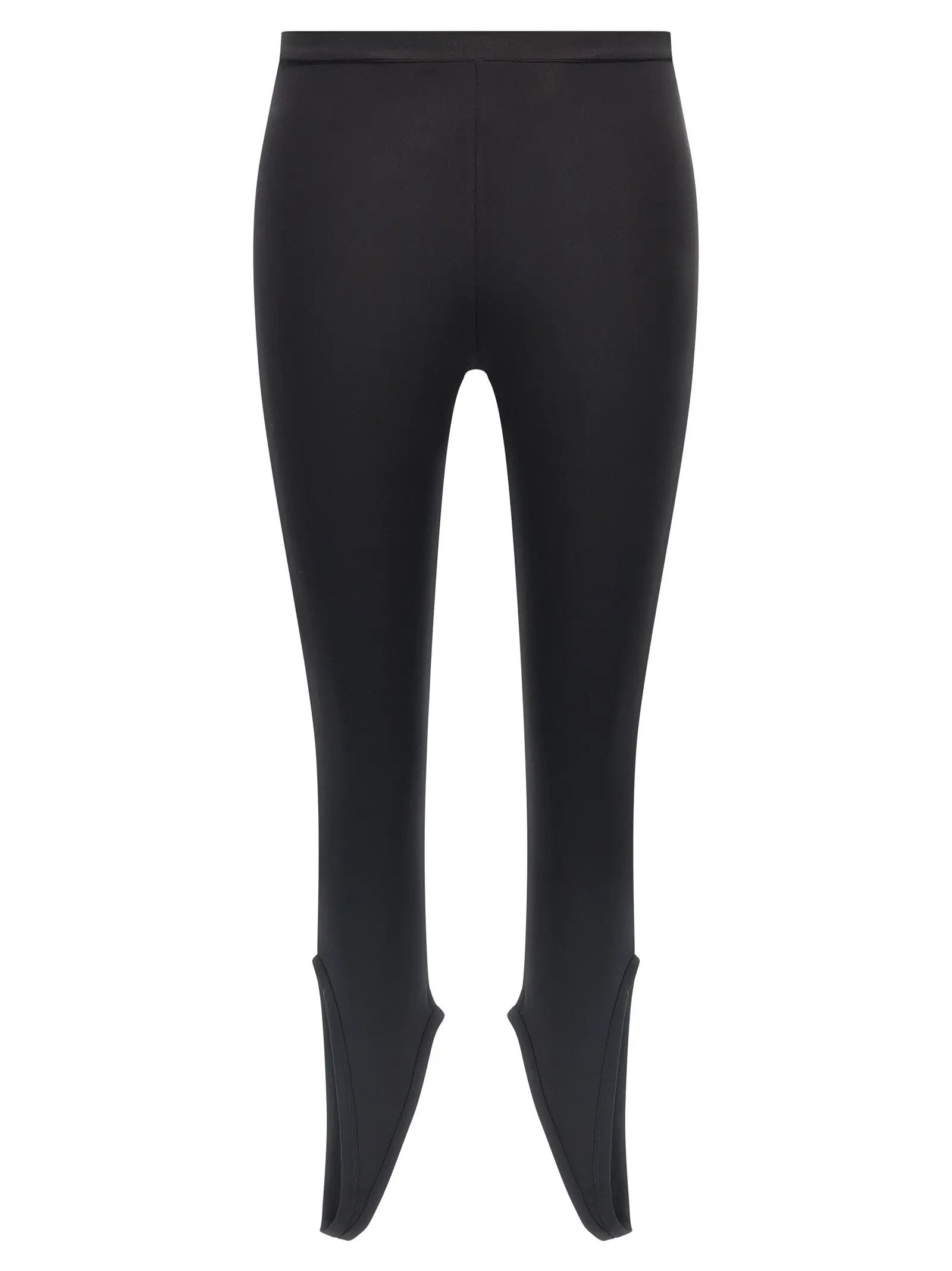 Courrèges Black Polyamide Leggings