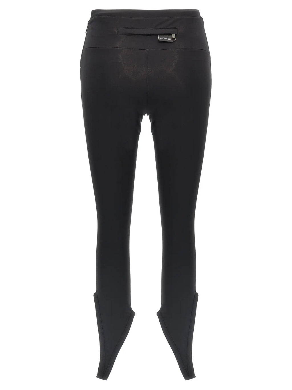 Courrèges Black Polyamide Leggings