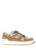 Balmain Beige Polyester Low Top Sneakers