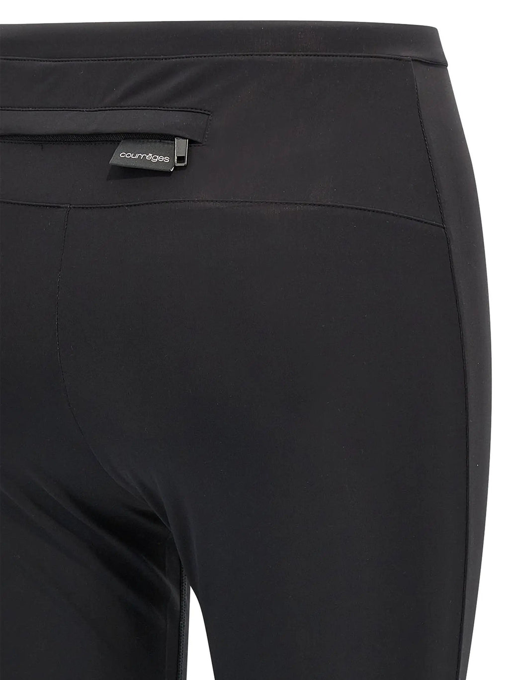 Courrèges Black Polyamide Leggings