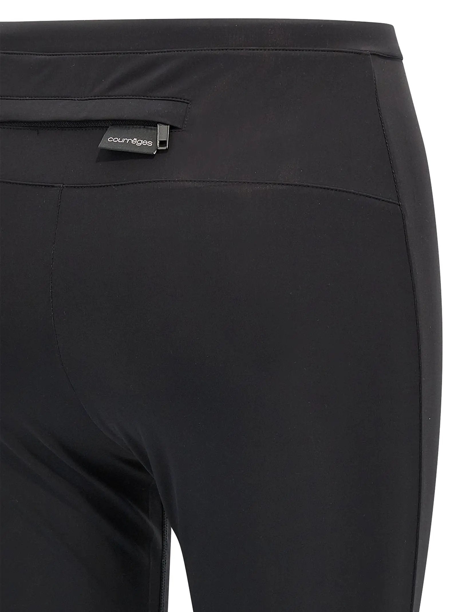 Courrèges Black Polyamide Leggings