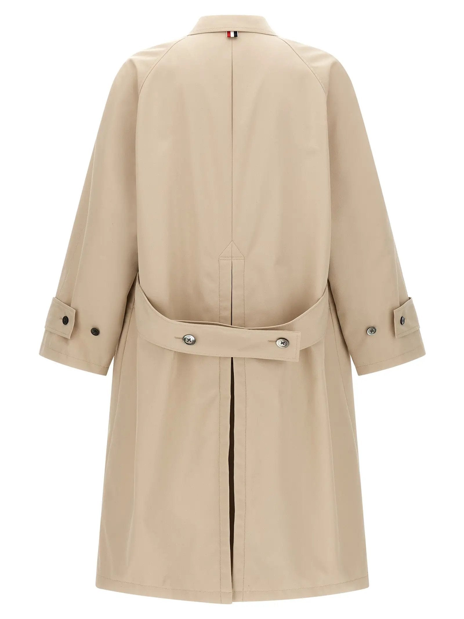 Thom Browne Beige Polyester Coat