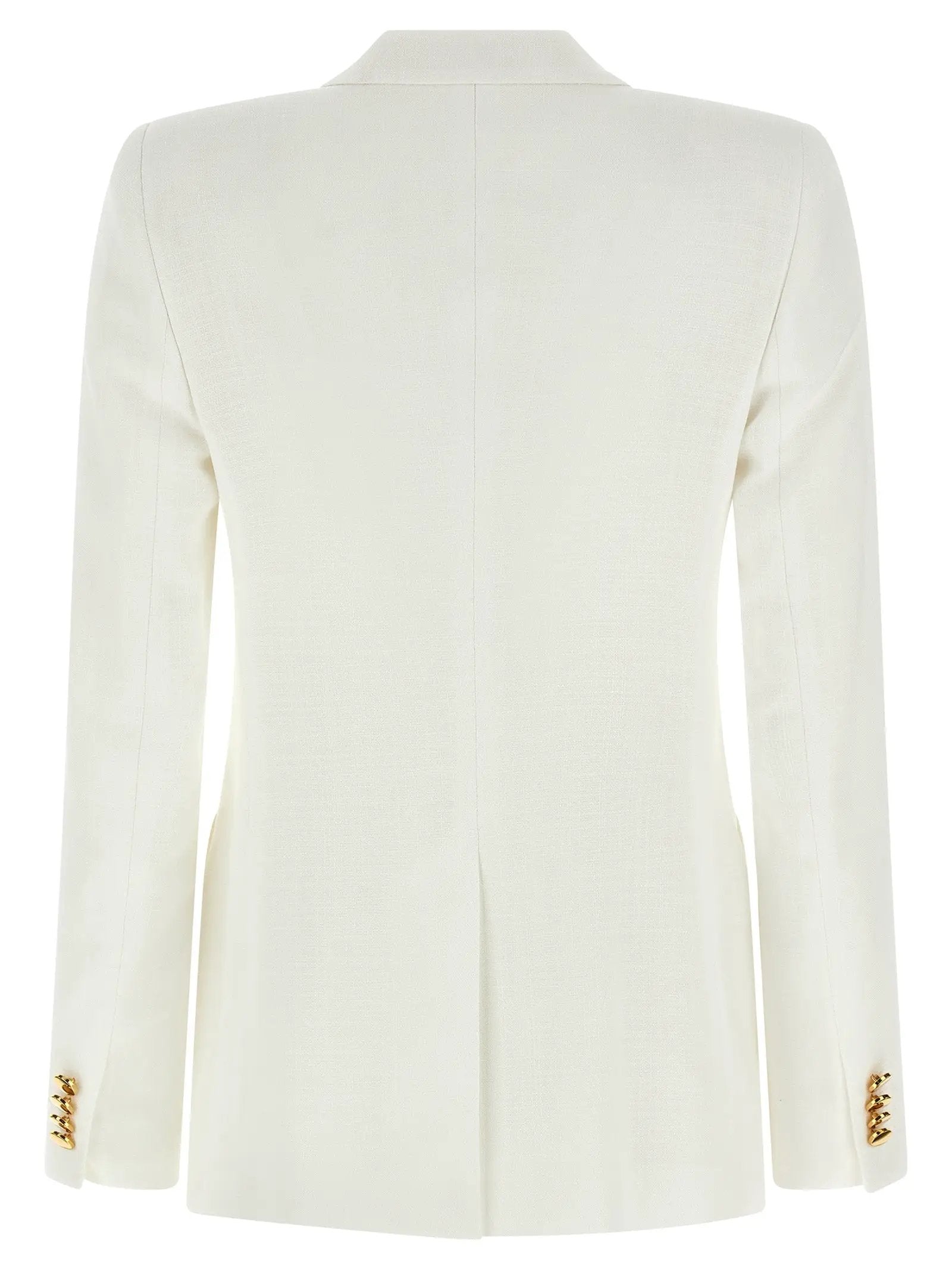 Tagliatore White Viscose Blazer