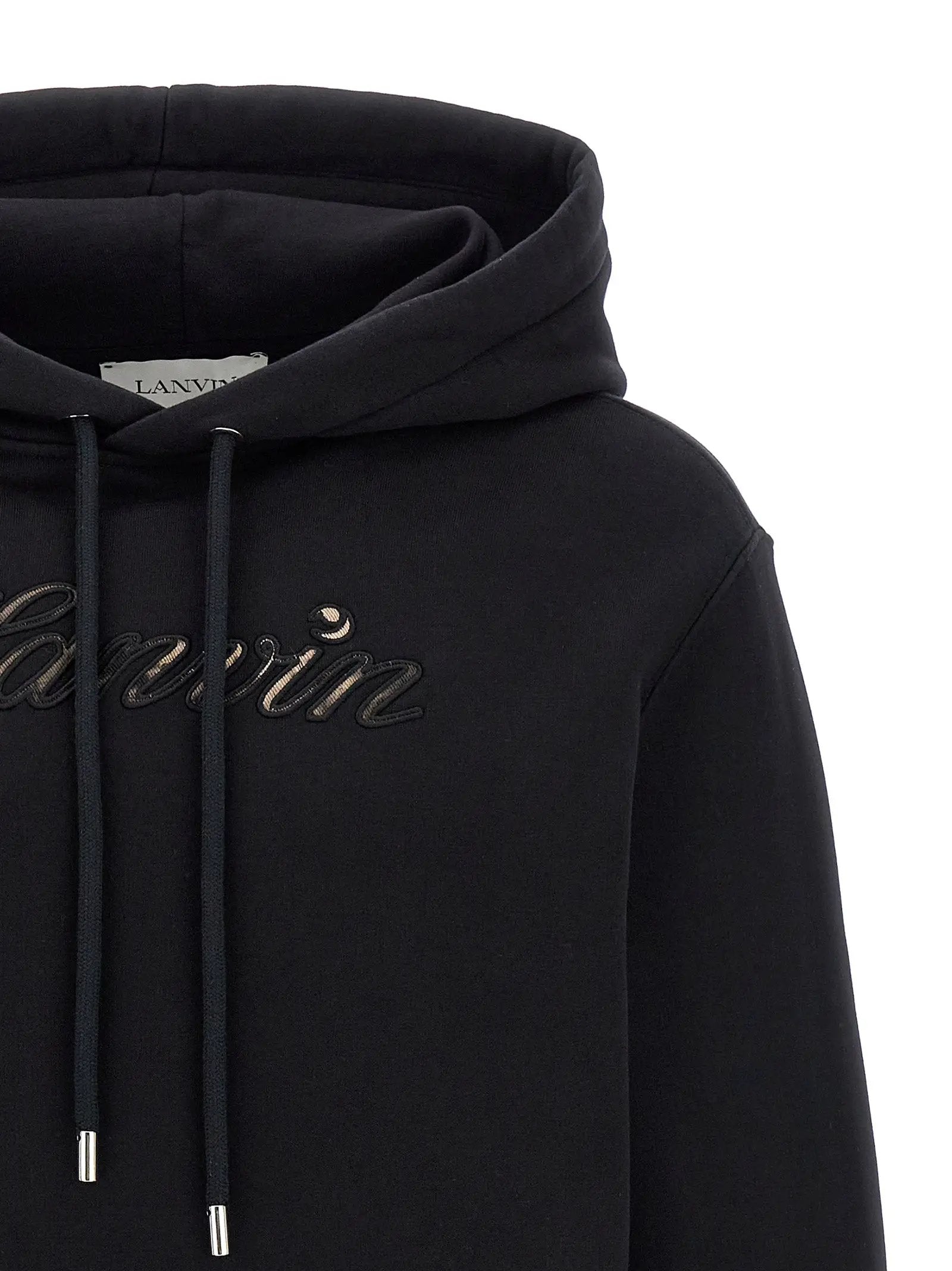 Lanvin Black Cotton Sweatshirt