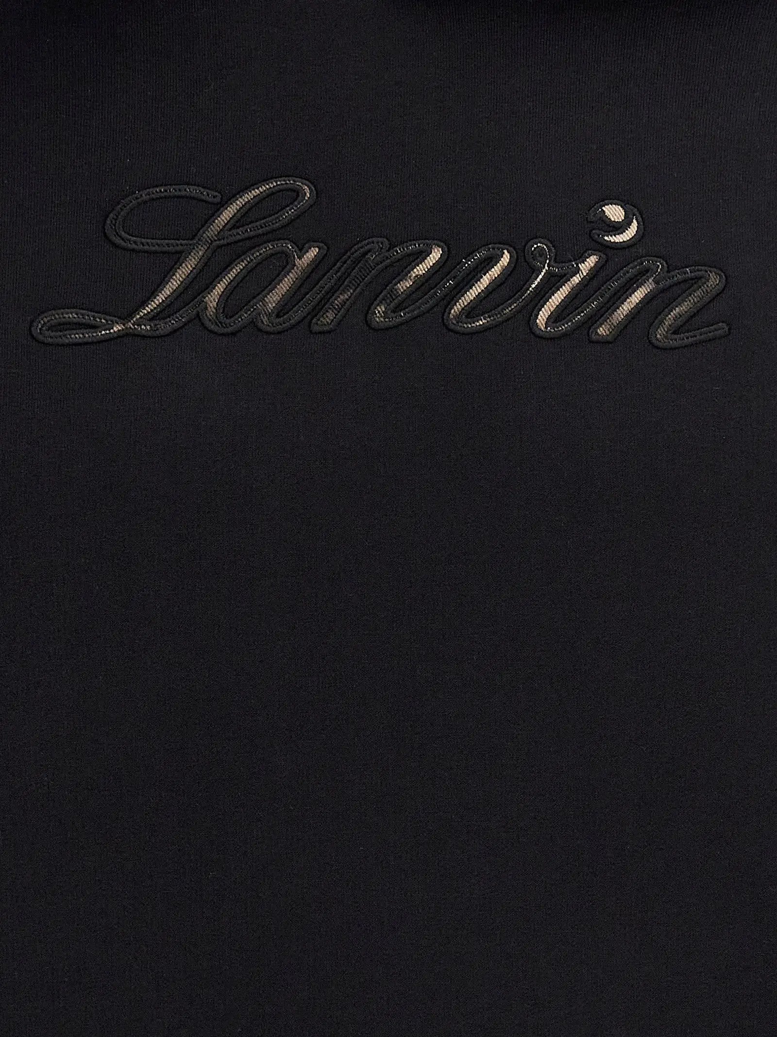 Lanvin Black Cotton Sweatshirt