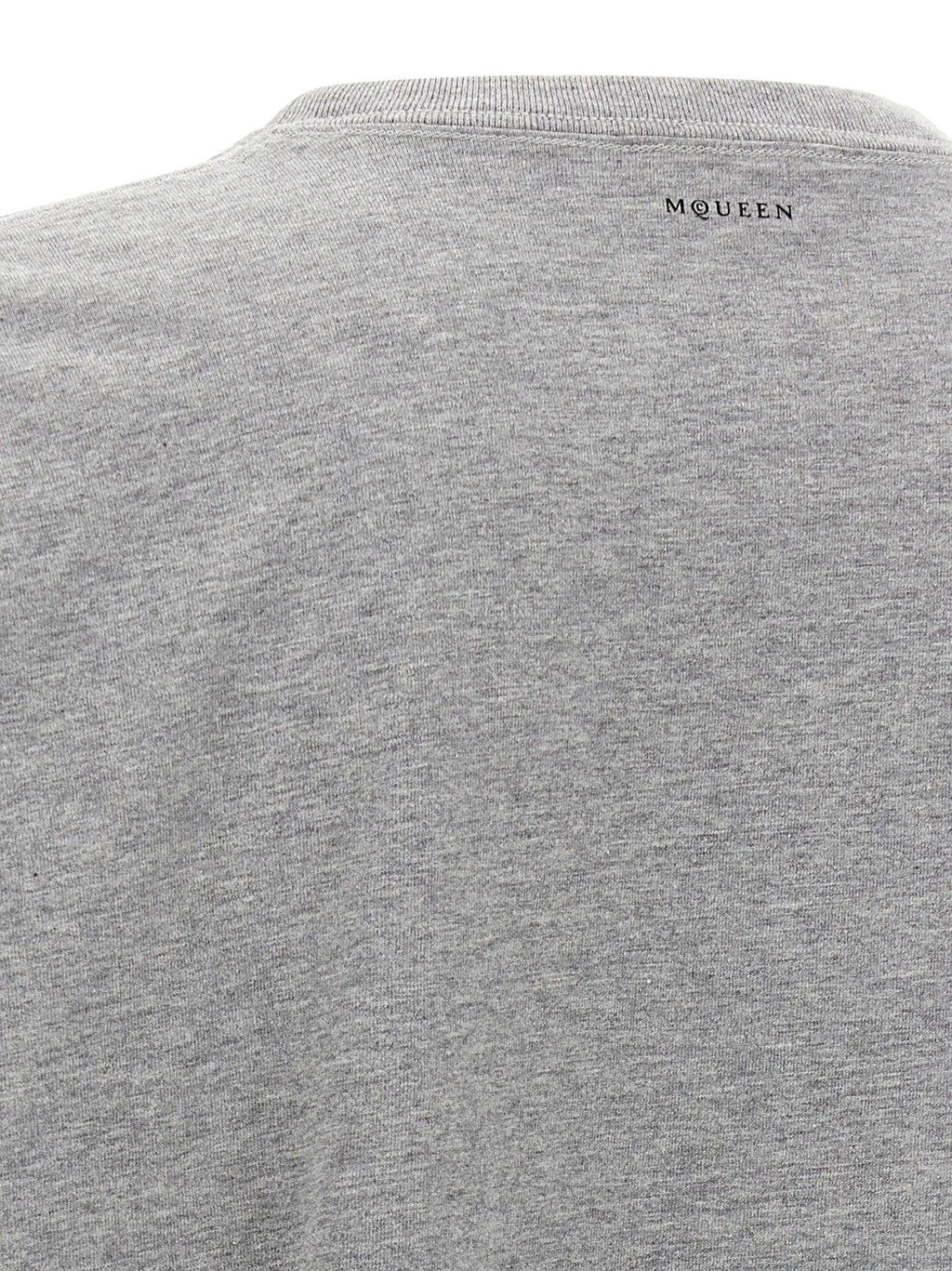 Alexander McQueen Gray Cotton T-Shirt