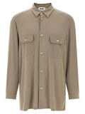 Magliano Gray Polyester Blouse