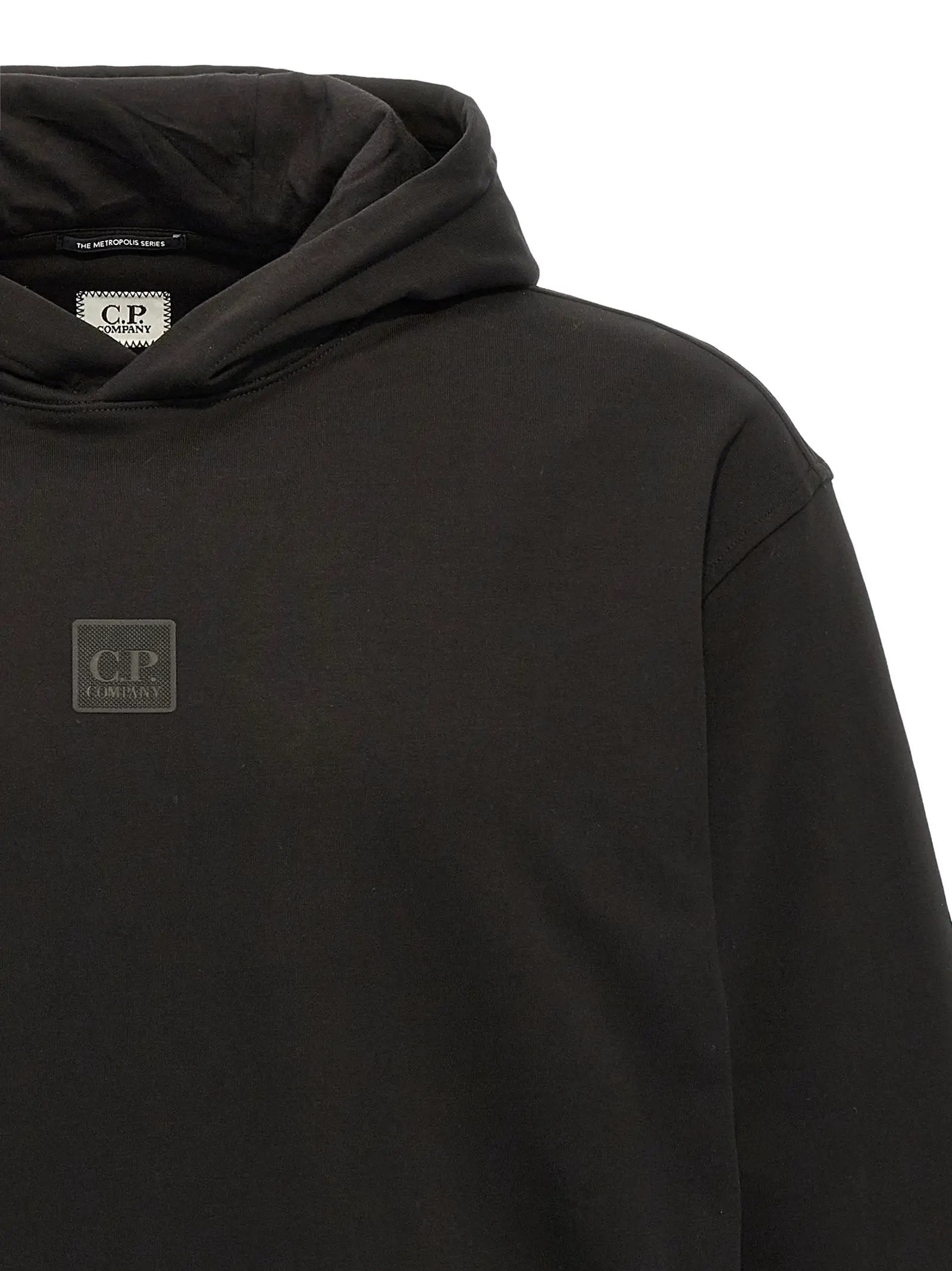 Sweat-shirt en coton noir CP Company