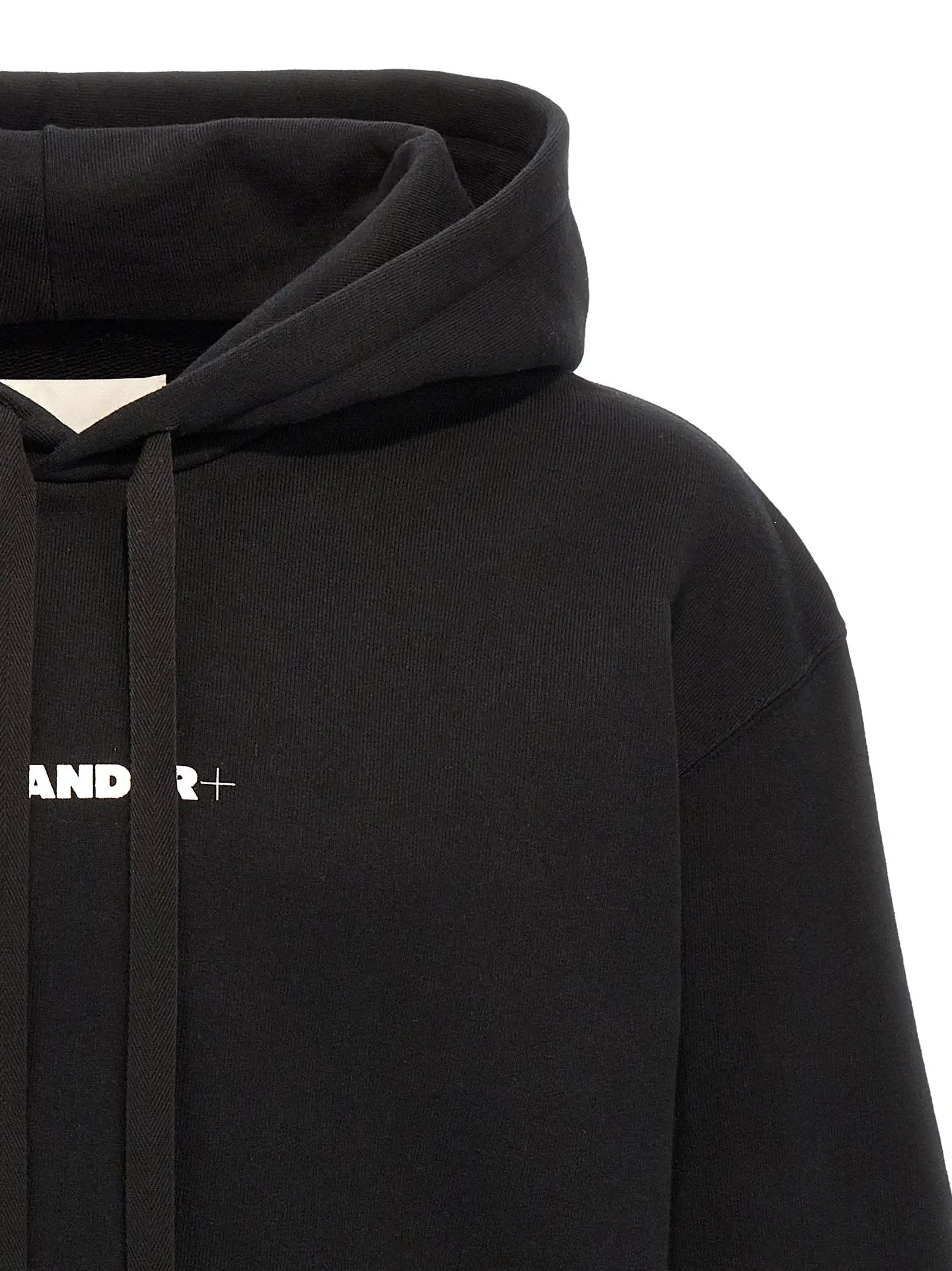 Jil Sander Black Cotton Sweatshirt