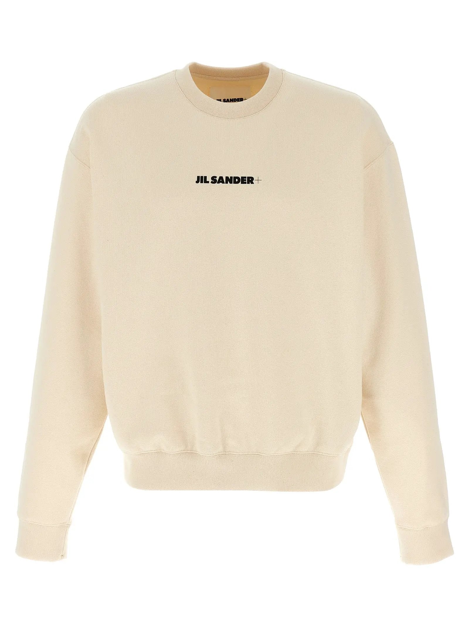 Jil Sander Beige Cotton Sweatshirt