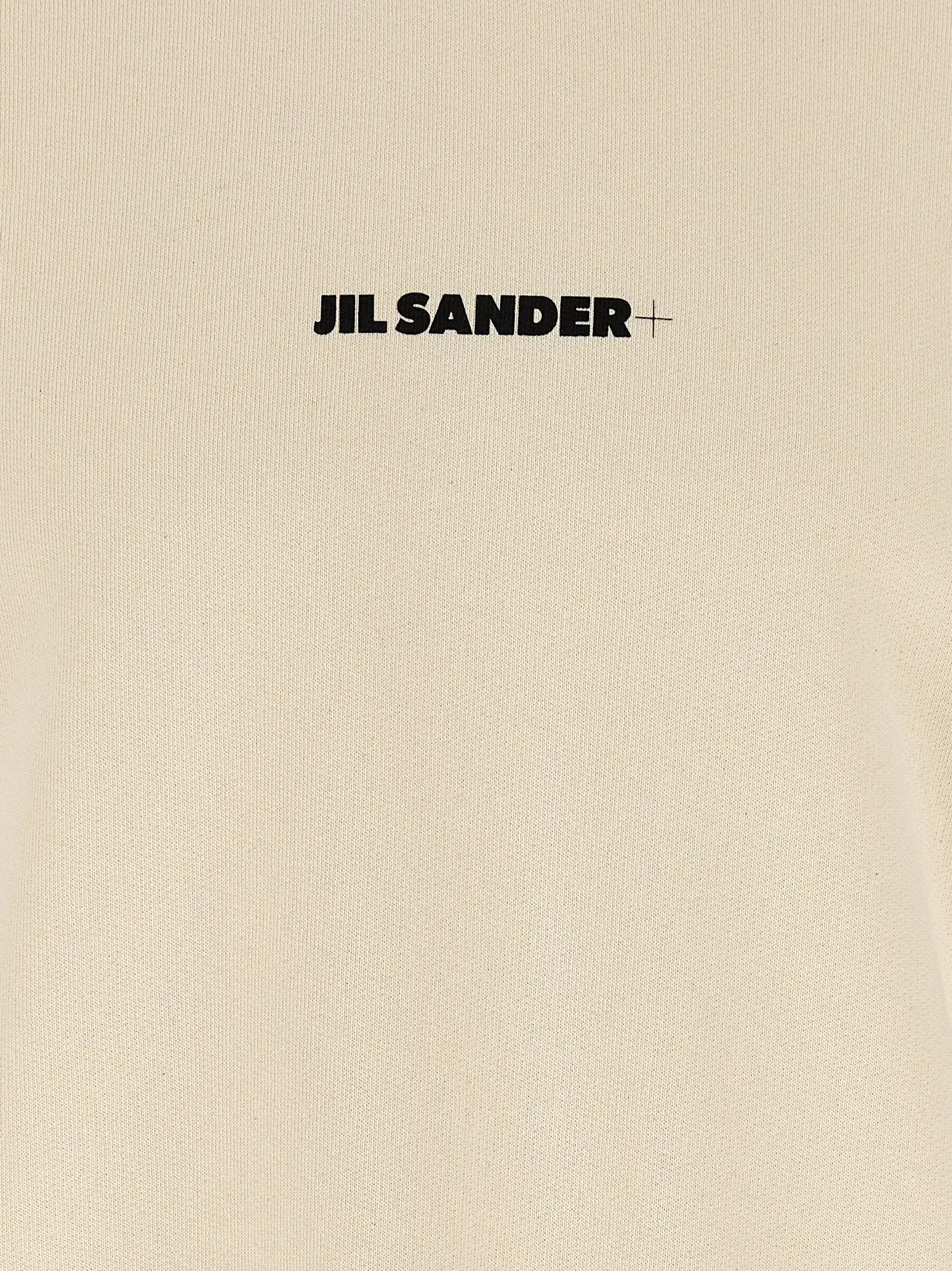 Jil Sander Beige Cotton Sweatshirt