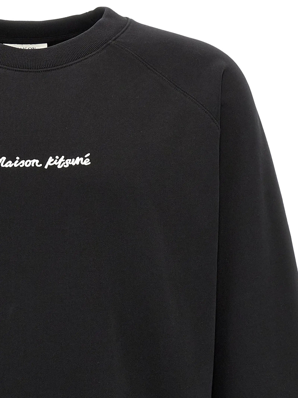 Maison Kitsuné Black Cotton Sweatshirt
