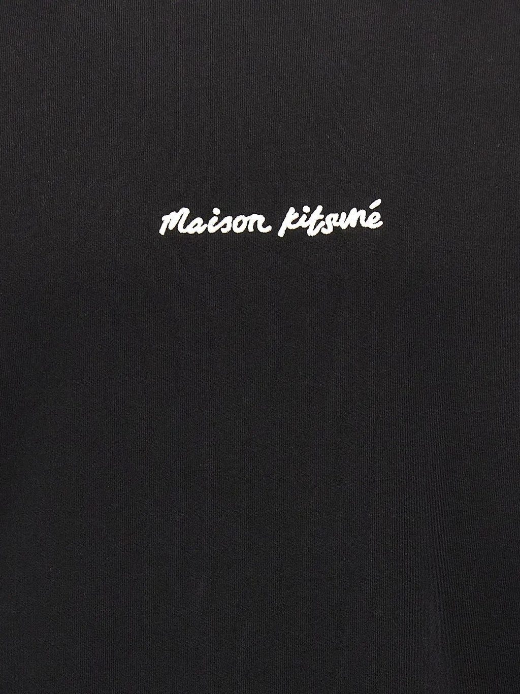 Maison Kitsuné Black Cotton Sweatshirt