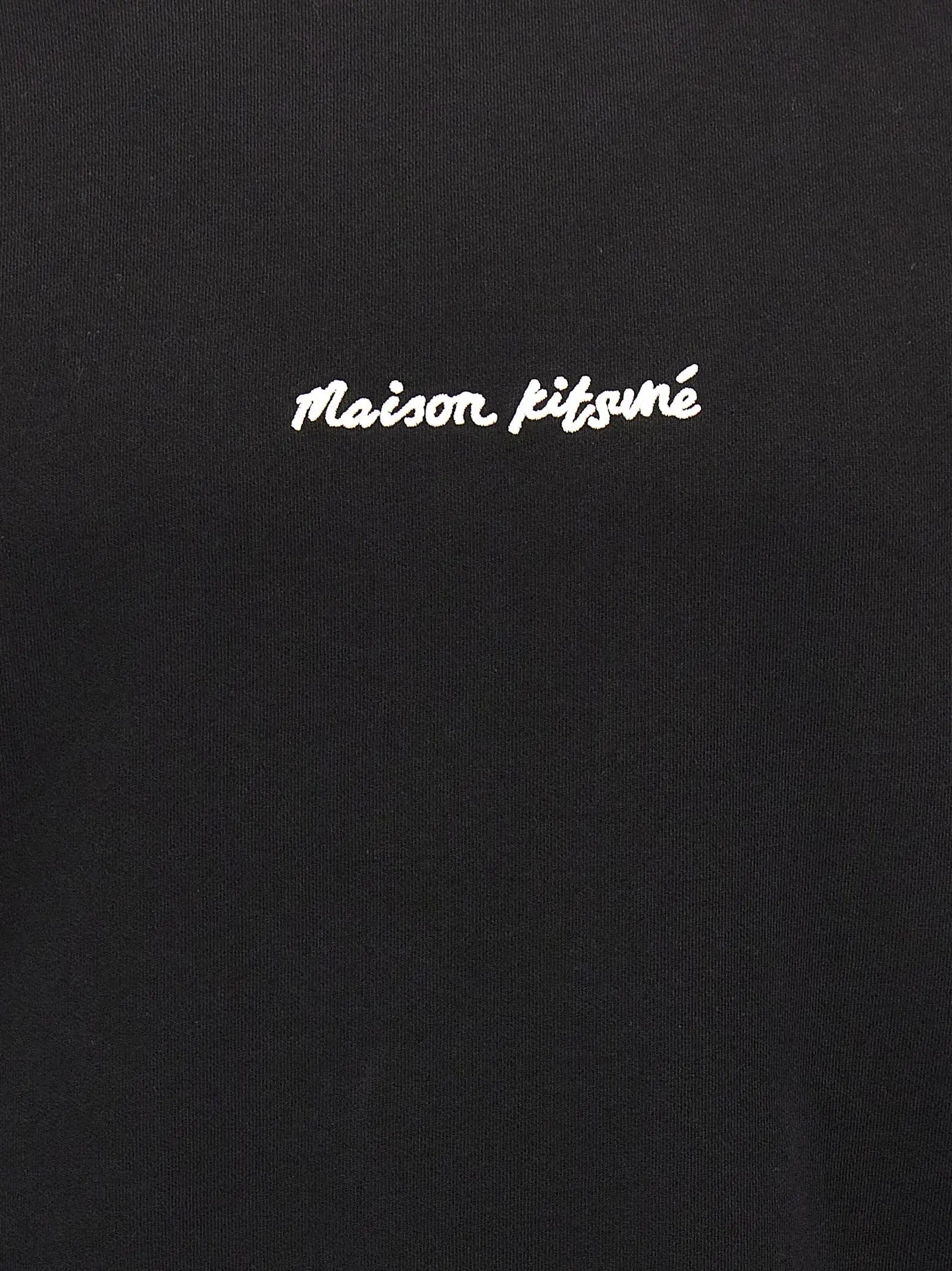 Maison Kitsuné Black Cotton Sweatshirt