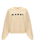 Marni White Cotton Sweatshirt