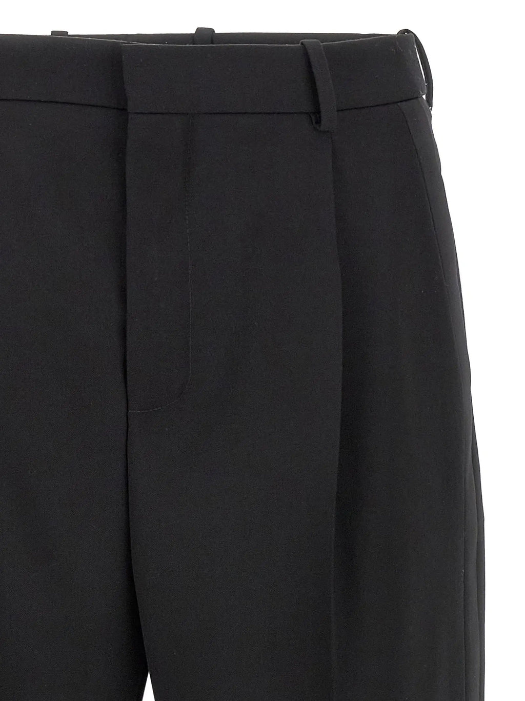Saint Laurent Black Wool Dress Pants