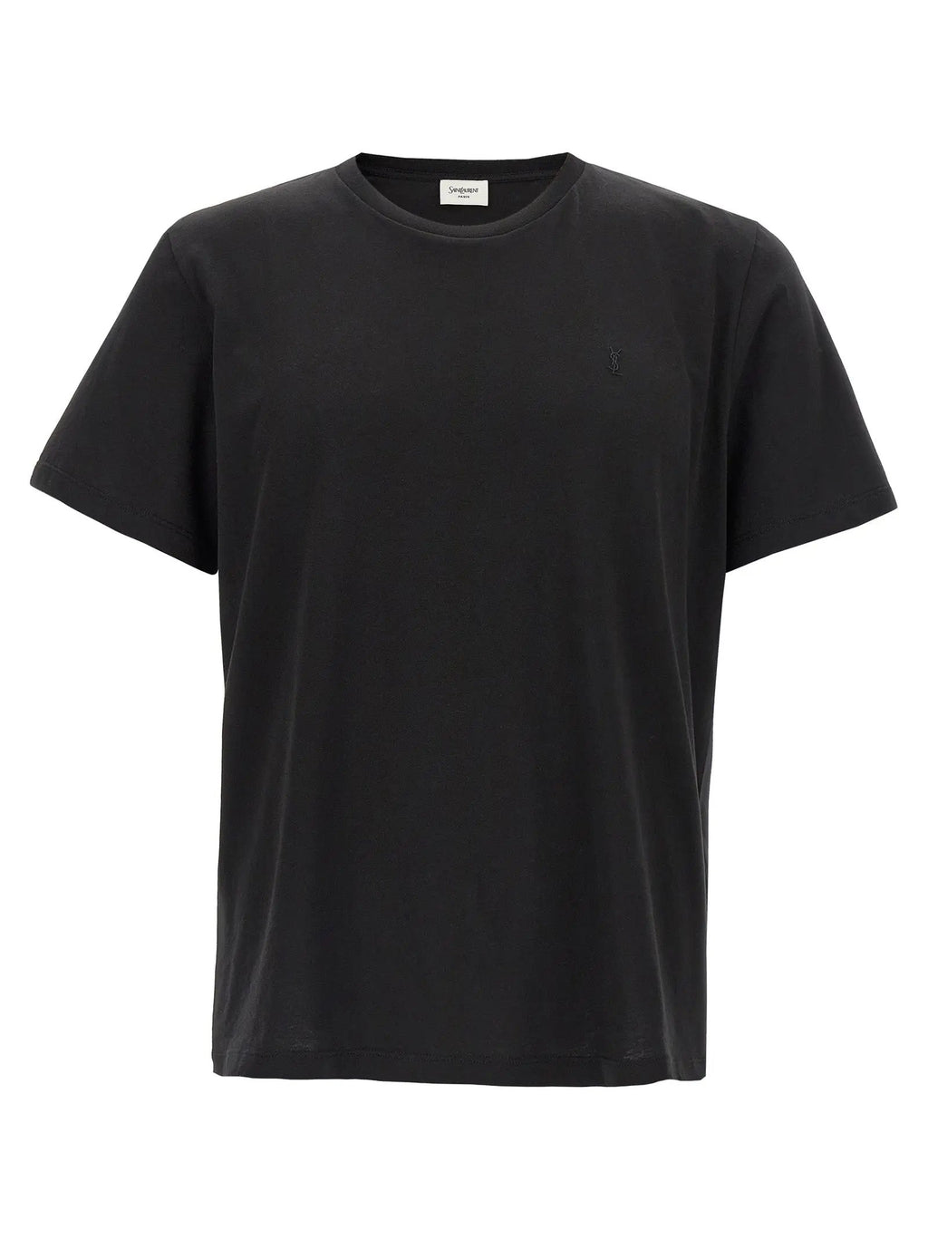 Saint Laurent Black Cotton T-Shirt