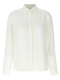 Ferragamo White Silk Blouse