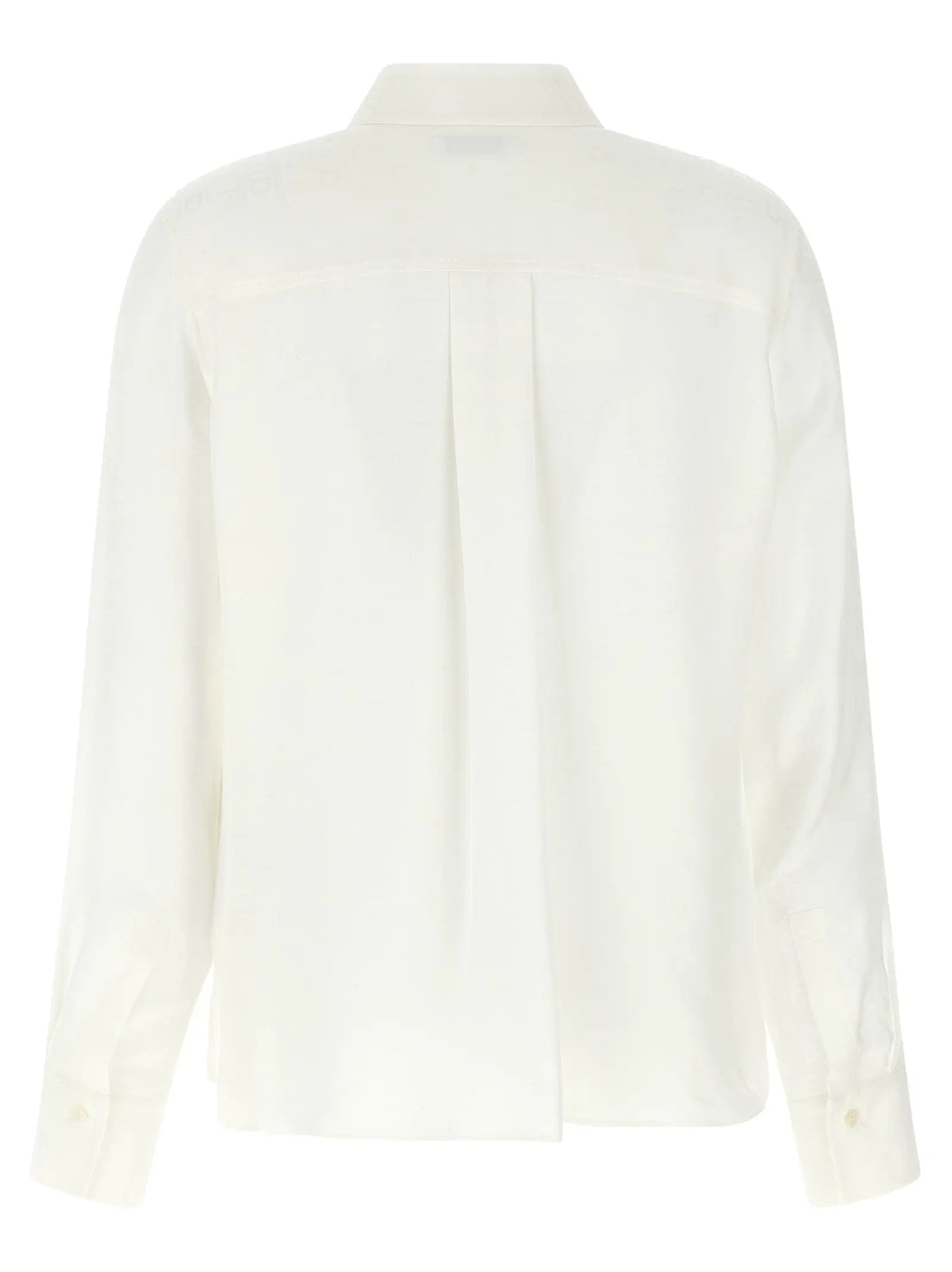 Ferragamo White Silk Blouse