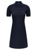 Courrèges Blue Cotton Short Dress