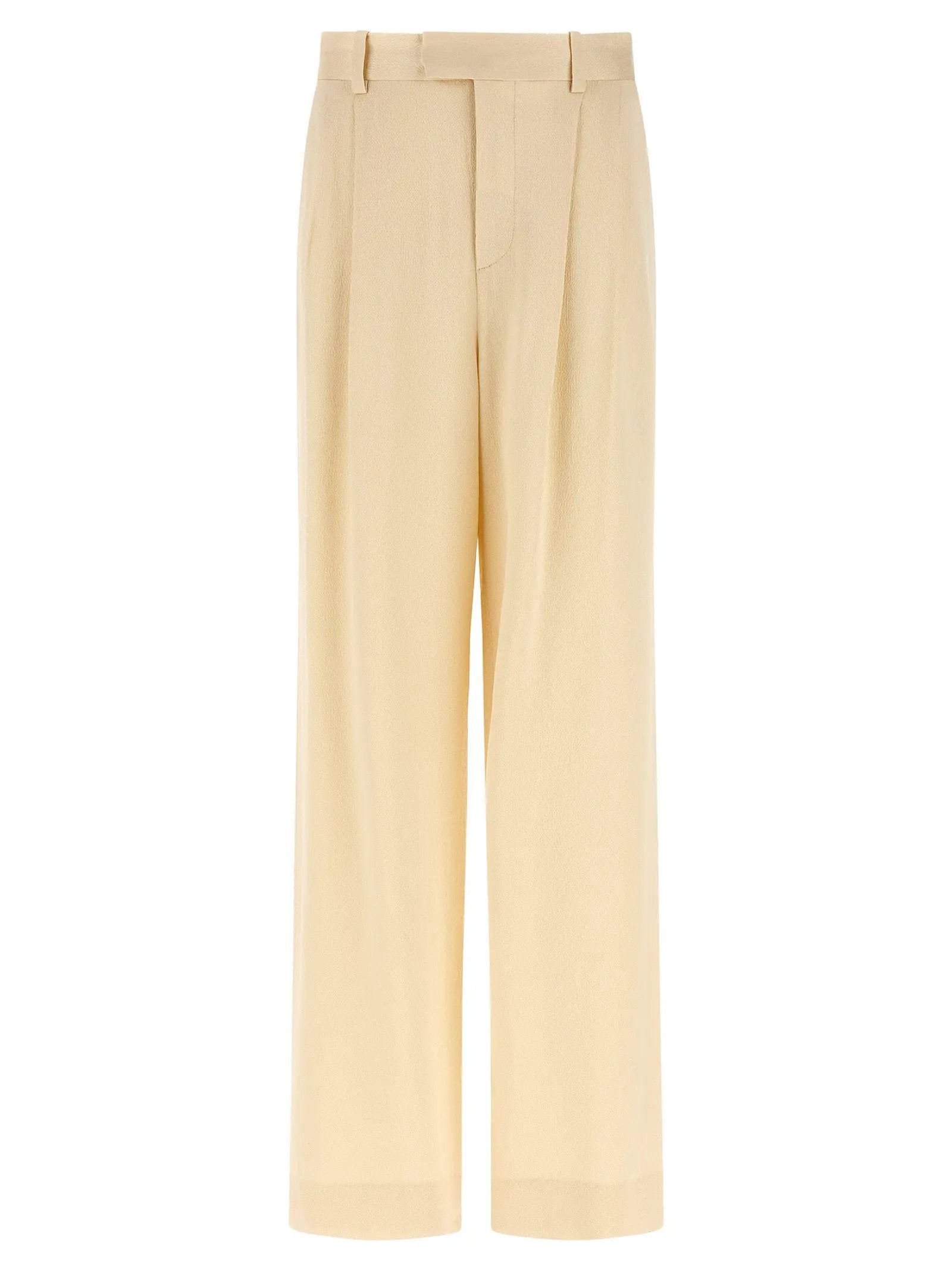 Armarium Beige Viscose Casual Pants