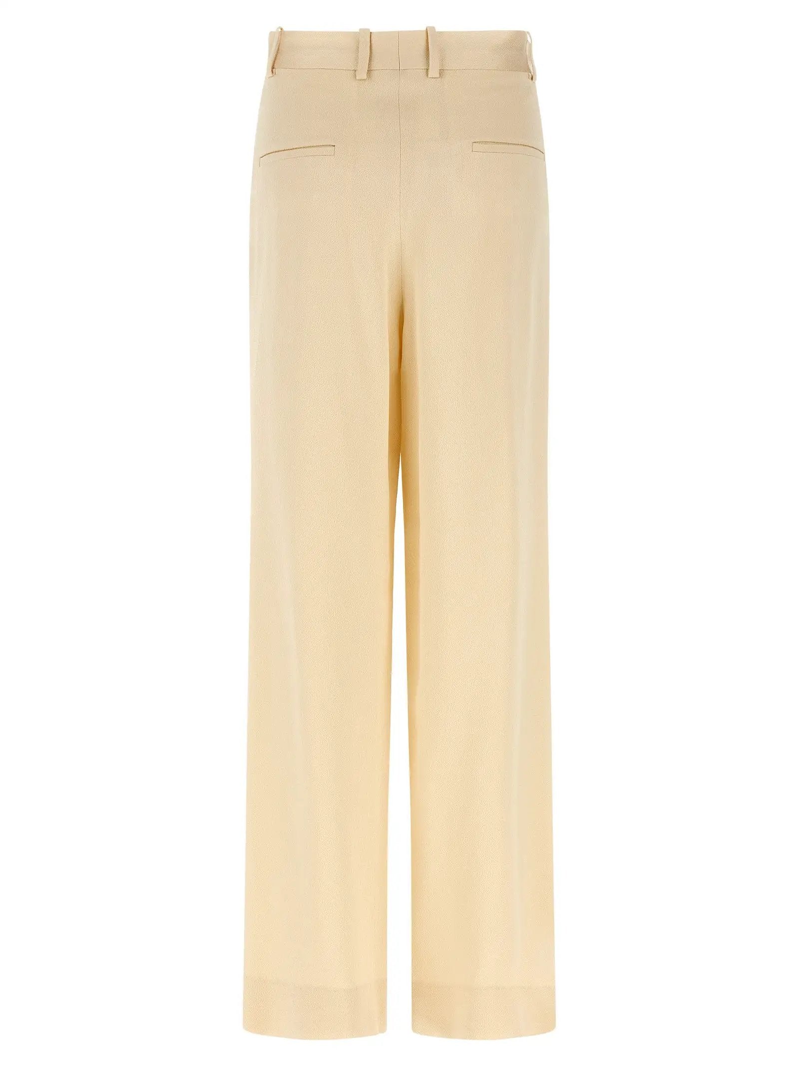 Armarium Beige Viscose Casual Pants