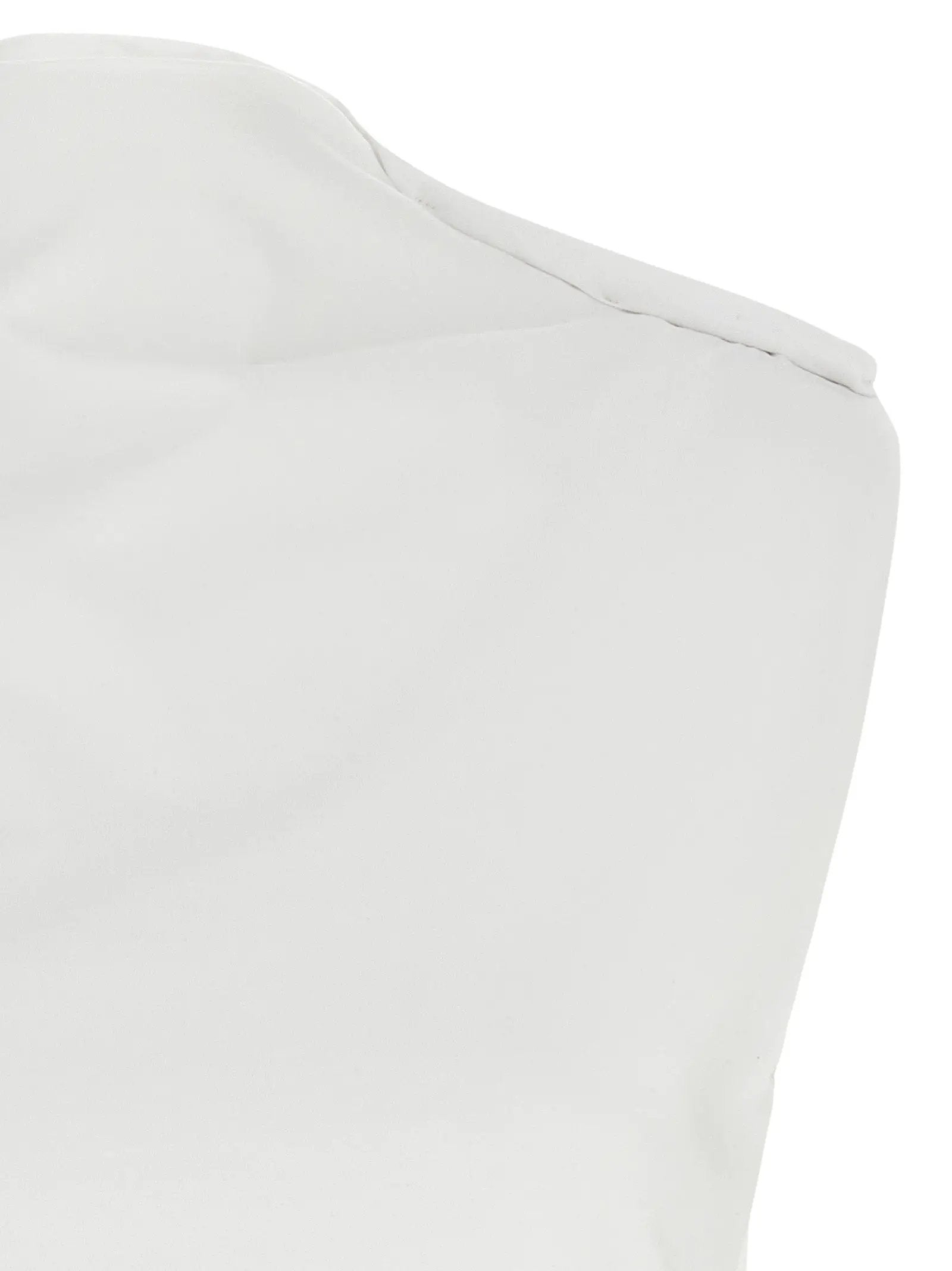 Armarium White Cotton Sleeveles T-Shirt