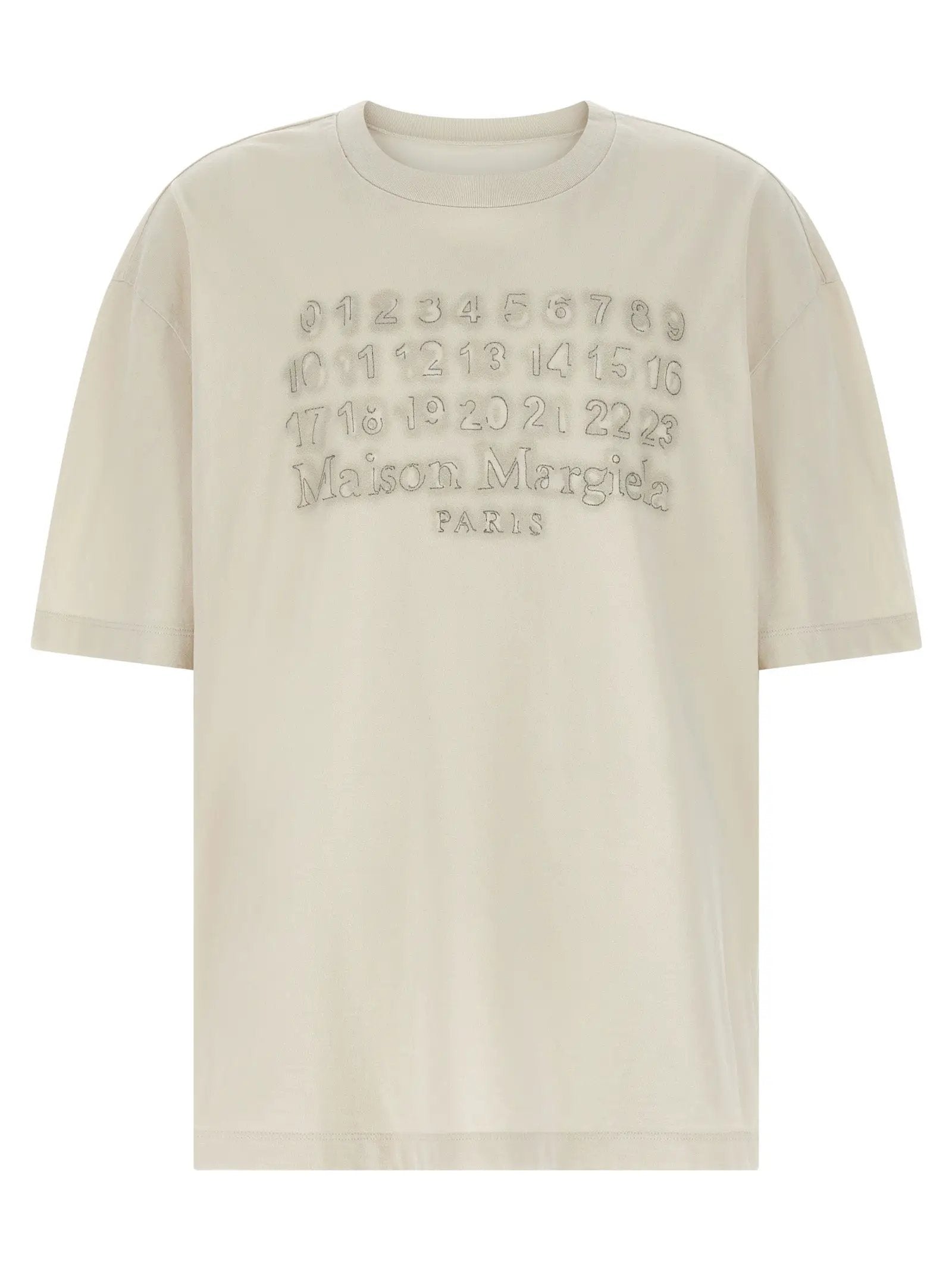 Maison Margiela Beige Cotton T-Shirt