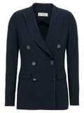 Alberto Biani Alberto Biani Blue Viscose Blazer