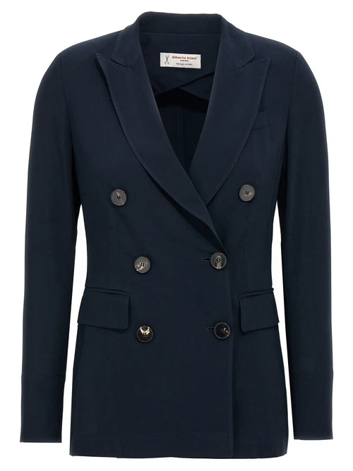 Alberto Biani Alberto Biani Blue Viscose Blazer