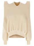 DRKSHDW Beige Cotton Sweatshirt