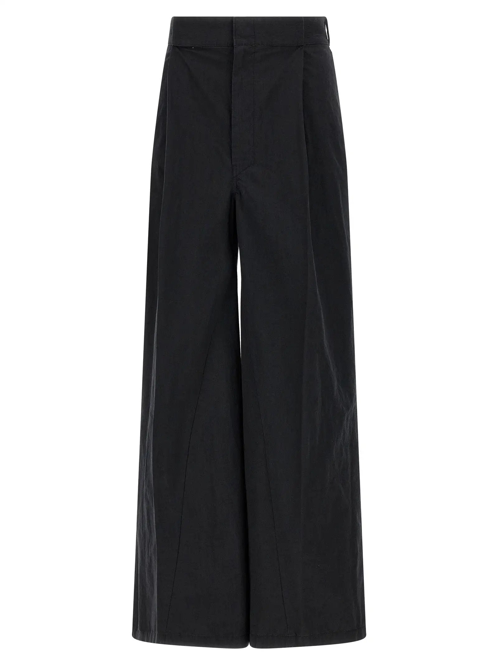 Maison Margiela Black Cotton Casual Pants