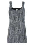 Ganni Multicolor Cotton Short Dress