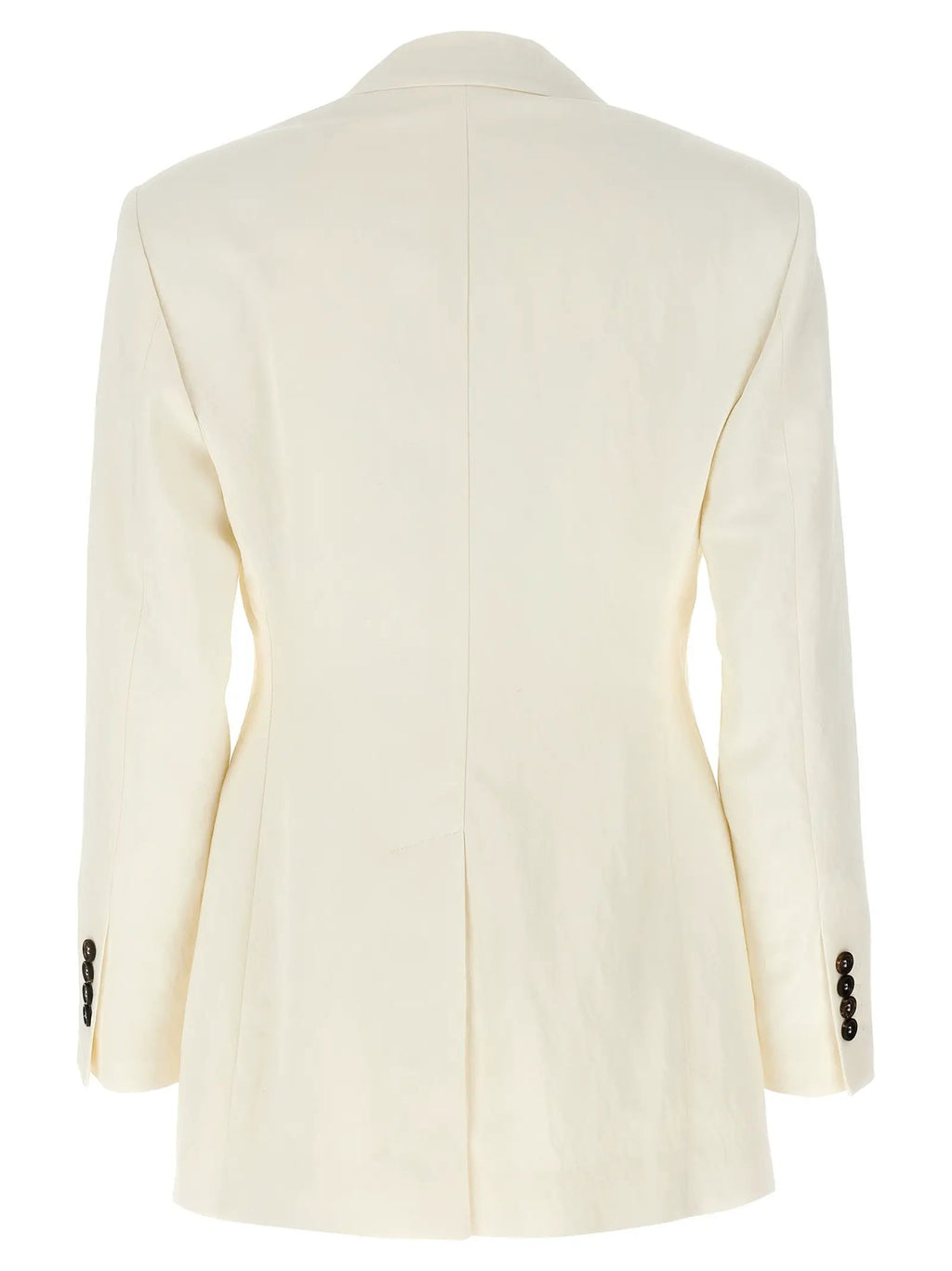 Brunello Cucinelli White Straw Blazer