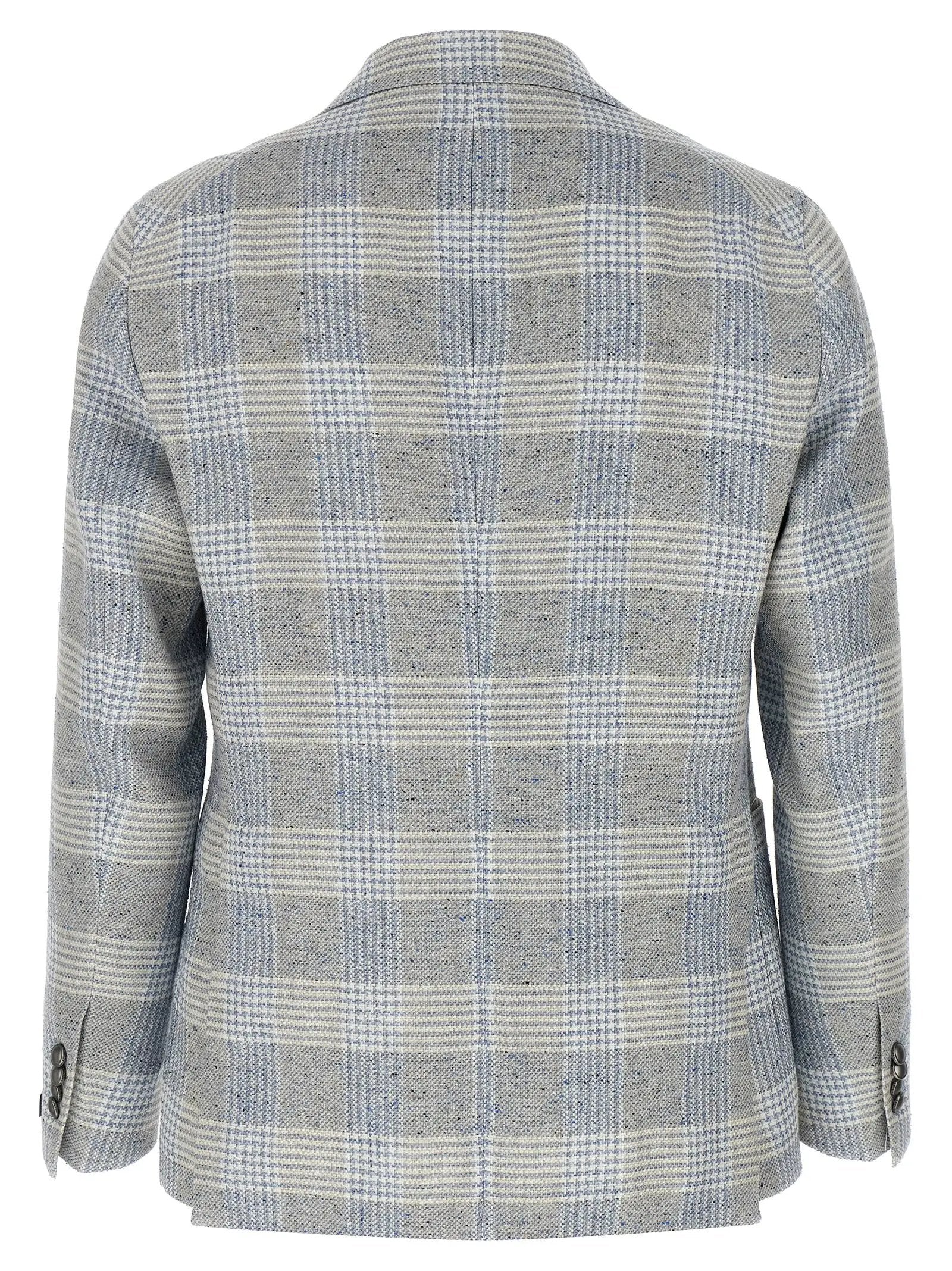 Tagliatore Blue Cotton Blazer
