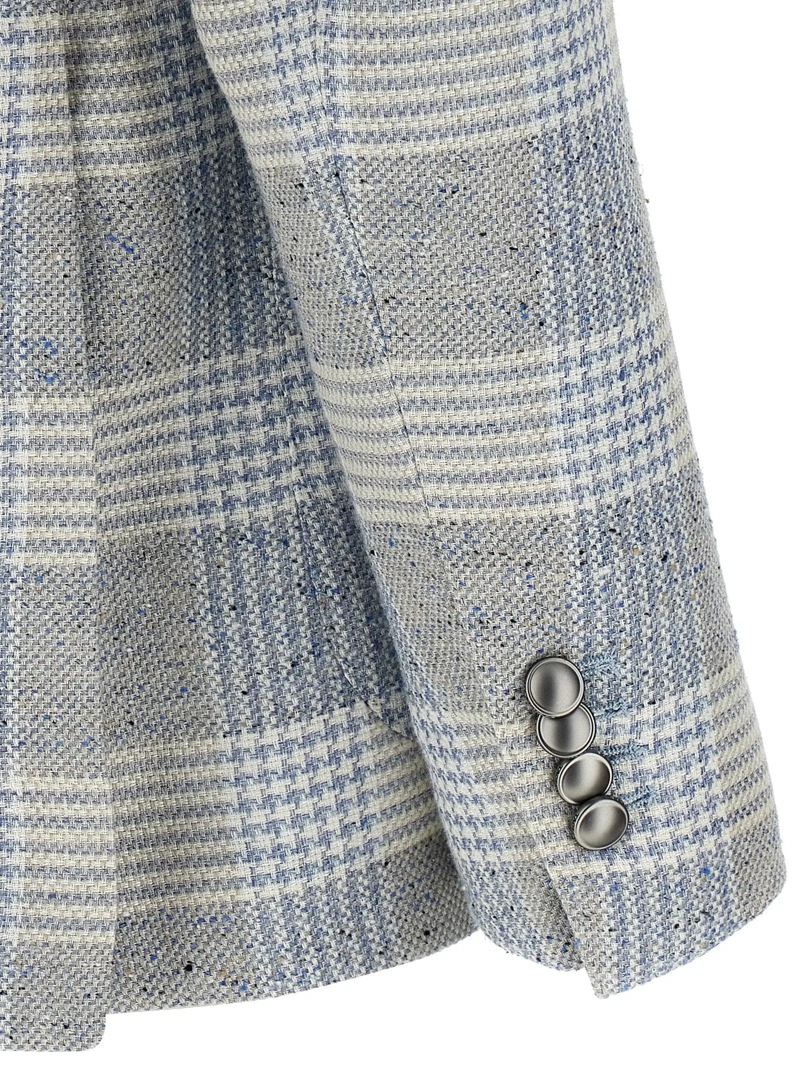 Tagliatore Blue Cotton Blazer