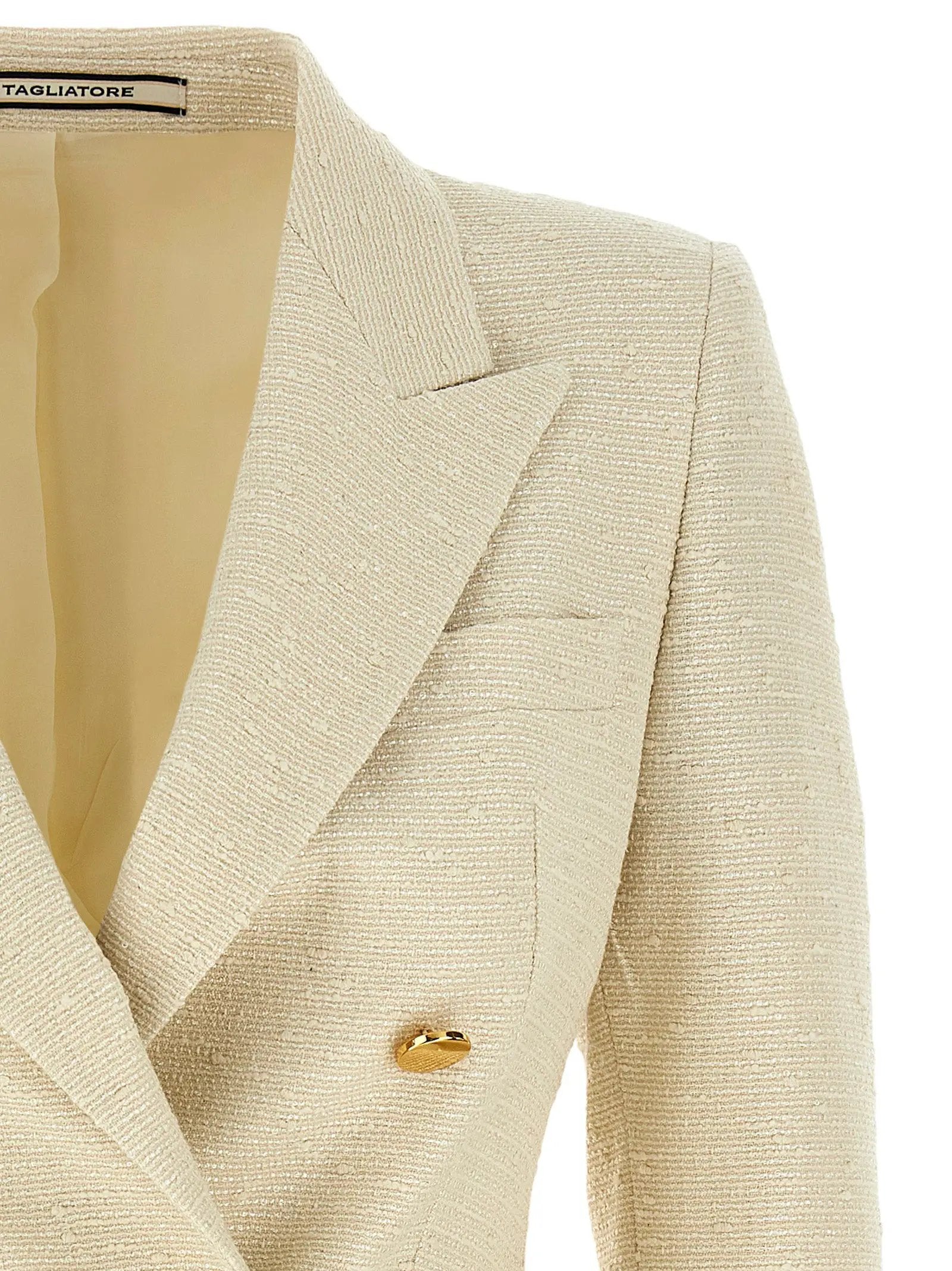 Blazer en coton beige Tagliatore